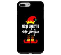 Pull de Noël Moche Elfe avec Inscription « Most Likely to Ride Shotgun Elf » Coque pour iPhone 7 Plus/8 Plus