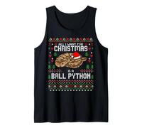 Pull de Noël Moche en Python « All I Want for Christmas is A Ball » Débardeur