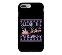 Pull de Noël Moche féministe traîneau Le patriarcat drôle Coque pour iPhone 7 Plus/8 Plus