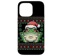 Pull de Noël Moche Grenouille à Cornes d'Amérique du Sud Coque pour iPhone 14 Pro Max