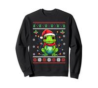 Pull de Noël moche grenouille pour adultes et enfants Sweatshirt