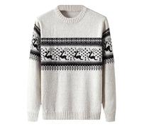 Pull De Noël Moche Homme, Tenue Noel Homme, Pull À Col Rond Et Manches Longues Christmas Jumper Moche Sweat Shirt Décontracté Pulls Chandail Classique Chemise Tricot Basique Pullover Sweaters