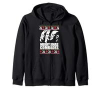 Pull de Noël Moche Marx Angels Lénine Sweat à Capuche