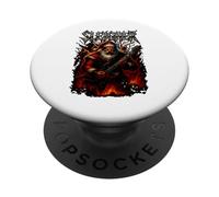 Pull de Noël Père Noël Inferno PopSockets PopGrip Adhésif