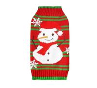 Pull De Noël Pour Chat - Vêtement Chiot Doux Chaud Rouge Mignon | Vêtements De Noël Pour Animaux - Pour Thanksgiving, Anniversaire, Fête, Maison, Chambre, Extérieur, Parc, Jardin, Arrière-Cour, Appart