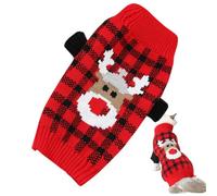 Pull de Noël pour Chien,Pulls de Noël pour Chiots,Pull de Doux pour Chien Chemises Chaudes pour - Accessoires tricotés Respirants pour Animaux de Compagnie, Tissu pour Bonhomme de nei