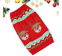 Pull de Noël pour Chien,Pulls de Noël pour Chiots,Pull de Doux pour Chien Chemises Chaudes pour | Accessoires tricotés Respirants pour Animaux de Compagnie, Tissu pour Bonhomme de nei