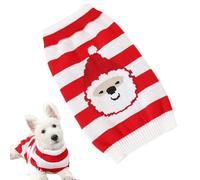 Pull de Noël pour Chien,Pulls de Noël pour Chiots | Pull de Doux pour Chien Chemises Chaudes pour,Accessoires tricotés Respirants pour Animaux de Compagnie, Tissu pour Bonhomme de nei