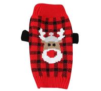 Pull de Noël pour Chien,Pulls de Noël pour Chiots, Pull de Doux pour Chien Chemises Chaudes pour, Accessoires tricotés Respirants pour Animaux de Compagnie, Tissu pour Bonhomme de nei