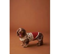 Pull de Noël pour chien rouge M