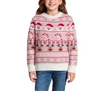 Pull de Noël pour enfants filles et garçons - Sweatshirt de Noël avec motif de renne et père Noël - Tenue de Noël mignonne - Pull de Noël - Vêtement de Noël, a2, 4-5 ans