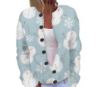 Pull De Noël pour Femme Noel Lumineux Élégant Sweat Hommefemme Col V Motif Moche Chemise Sweatshirt Christmas Hoodie Sapin Arbre Drole Nuit