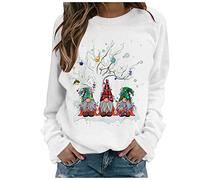 Pull de Noël Pour Femme Sweat Noel Famille Pull De Noël Grande Taille Femme Pull De Noel Femme Col V Pull Noël Moche Femme Pull Noel Film Costume Noel Femme Sexy Pull Femme Hiver Chaud Oversize