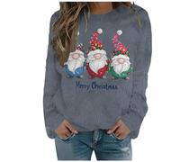 Pull De Noël pour Femme Sweatshirt Moche Noel Enfant Sapin Arbre Sweat Famille Christmas Hoodie Rigolo Pulls Sweat-Shirt Grande Taille Lumineux Chemise