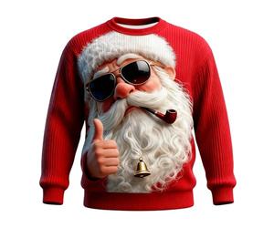 Pull de Noël pour Homme Impression Sweat de Noël Jumper Pull MocheNoël Pulls Tops À Manches Longues Pulls Chaud en Tricot pour NoëlChristmas Sweater action de grâces xxl 3xl xl Bruns Vert armée Violet