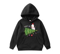 Pull De NoëL- Pull Moche De Noel Sweat à Capuche Imprimé sur Le ThèMe De NoëL avec des Lettres Amusantes FêTes Rassemblements Quotidien Sorties CéLéBrations