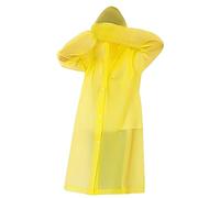 Pull de Noël sweatshirt, poncho portable non jetable, imperméable d'extérieur pour enfants, jeggings imperméables épais à la mode, jaune, Einheitsgröße Uniform size(For children)