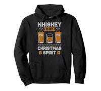 Pull de Noël « Whiskey Is My Christmas Spirit » Sweat à Capuche