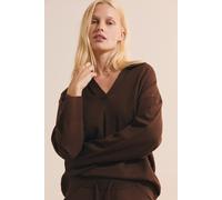 Pull de pyjama avec col polo - Briela - L - Roux - Femme - Etam