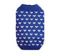 Pull de Saint-Valentin en tricot pour chiens et chats - Tenue romantique - Convient pour les races de petite, moyenne et grande taille - Haut d'hiver doux pour cadeaux d'amour (C, XXL)