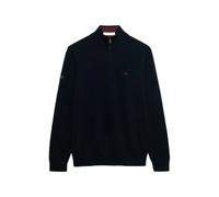 Pull demi-zip en coton Superdry Preppy Essential Bleu 2XL