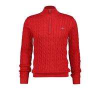 Pull demi-zip en maille de coton Gant Rouge M