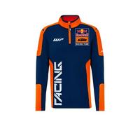 Pull Demi-Zippé Rb Ktm Replica Team Moto Gp Officiel - Homme - Bleu Orange