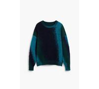 Desigual Pull-over bleu foncé / pétrole / vert foncé, Taille XL