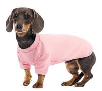 Pull D'Été Pour Chiens En Tricot Mince Élastique T-shirt Respirant à Manches Courtes, Vêtements De Caniche Et Carlin, Liberté De Mouvement Et Coupe Naturelle, Rose Fleur M