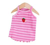 Pull d'été rayé pour chien et chat - Vêtements pour chiens de petite taille - Chihuahua, teckel, chiot (unique, XXL)
