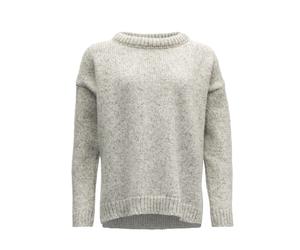 Pull DEVOLD Nansen Wool Sweater (GREY MELANGE) Femme L