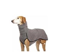 Pull d'hiver à col haut pour chien de taille moyenne et grande taille - Pour dogue allemand, lévrier, pitbull - Gris - Taille XXXL