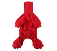 Pull d'hiver à quatre pattes pour chien, pull chaud d'automne à col haut pour animaux de compagnie, combinaison brodée SMILE pour animaux de compagnie, tenue confortable en peluche pour chiens de