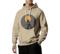 Pull d'hiver avec impression 3D - Sweat à capuche avec cordon de serrage
