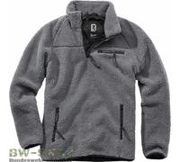 Brandit Pull-over Teddyfleece Homme Gris Taille M