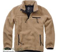 Brandit Teddyfleece Troyer S-5XL Faserpelz Peluche Pull Zippé Veste