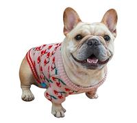 Pull d'hiver pour Chien Doux La Peau Chaton Col Rond Pull De Noël Coupe-Vent Vêtements À La Mode Animaux De Compagnie Costumes Chiens Et Chats l'hiver