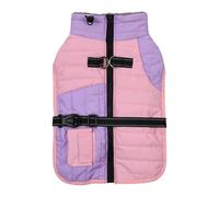 Pull d'hiver pour chiot au design élégant, veste d'hiver pour chien, manteau pour temps froid, vêtements d'hiver épais pour chiens, maison intérieure, extérieur, temps froid, salon, bordeaux, rose