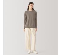 Pull en cachemire non teint femme Marron Moka S
