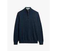 Superdry Essentials Half Zip Sweater Bleu S Homme