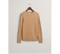 Gant Cable Sweater Beige L Homme