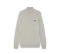 Pull en coton mÃ©rinos Ã quart de glissiÃšre Lyle & Scott Beige L