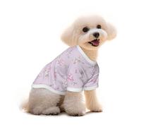 Pull en coton pour chiens de petite et moyenne taille Motif crépuscule | Vêtement polyvalent en coton pour chien pour un usage quotidien, les voyages, les fêtes ; pull doux pour animaux de compagnie