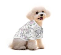 Pull en coton pour chiens de petite et moyenne taille Motif murmure | Vêtement polyvalent en coton pour chien pour un usage quotidien, les voyages, les fêtes ; pull doux pour animaux de compagnie