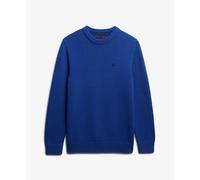 Pull en coton preppy Superdry Bleu M