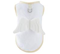 Pull en fourrure pour chien de couleur unie pour petits chiens à grands chiens, gilet basique de couleur unie avec aile de dessin animé, pyjama pour chien pour femme
