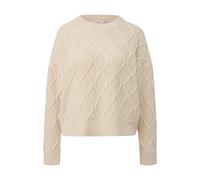 Pull en grosse maille avec motif torsadÃ© femme s.Oliver Beige 42