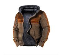 Pull en Homme Hiver Chaud éclair pour Hommes, Impression numérique 3D, Mode décontractée, personnalité pour Jeunes, Hiver Manteaux Et Vestes De Fourrure pour Hommes