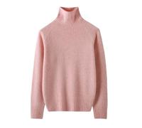 Pull en laine à sept aiguilles pour femme - Col roulé - Sans couture - Automne et hiver, Pnnrk, XXL