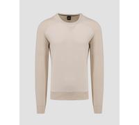 Pull En Laine Beige Pour Hommes Hugo Boss H-ematero 50526864-131